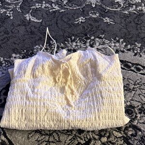 Elegant Cream Maxi Dress